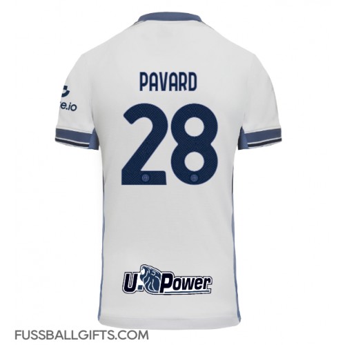 Inter Milan Benjamin Pavard #28 Fußballbekleidung Auswärtstrikot 2024-25 Kurzarm